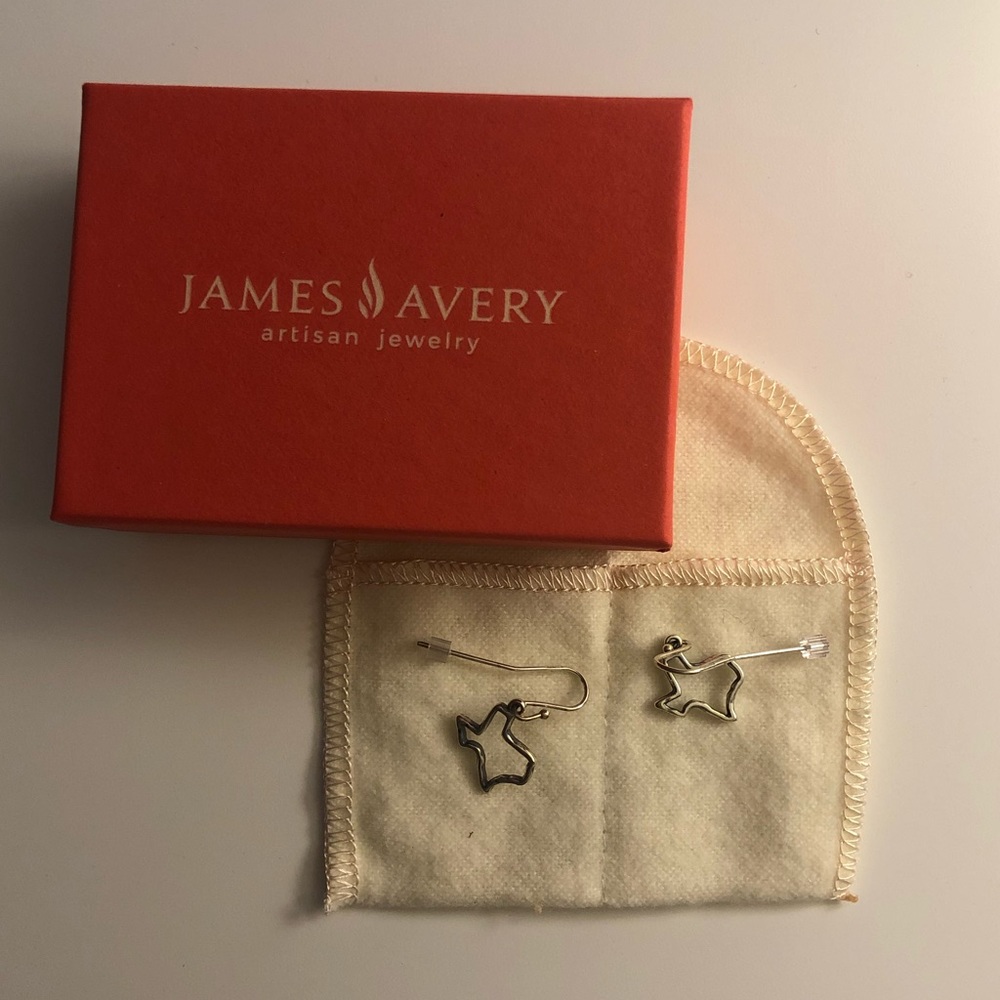 James Avery Texas Earrings